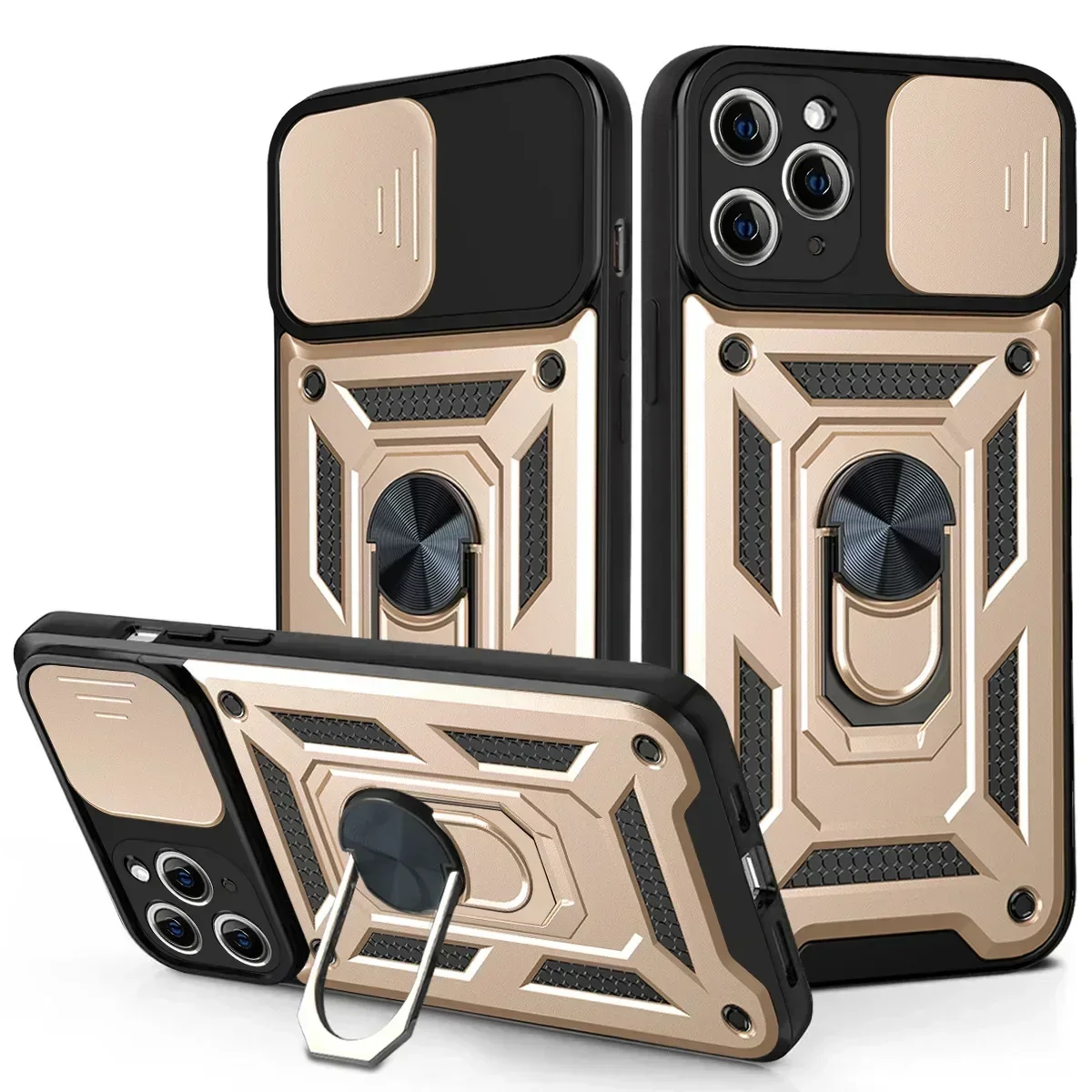 Casing Ponsel dengan Penyangga - Camera Lens Protector ulasan dan harga